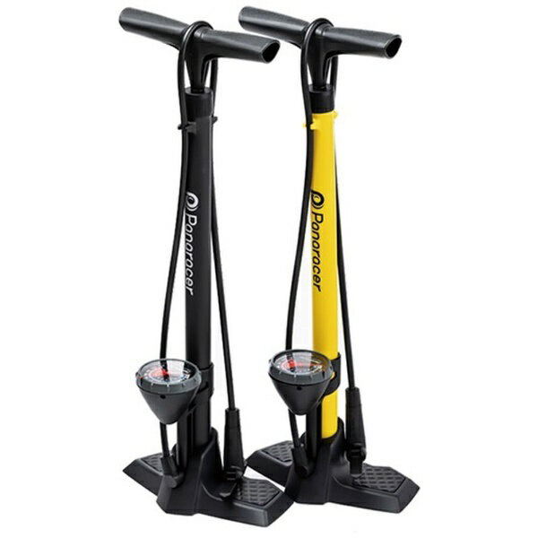 パナレーサー|Panaracer BFP-PGAB2-LH樹脂製ゲージ付フロアポンプ BK【ロゴ・デザインの変更等による返品・交換不可】