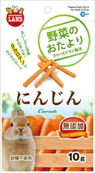 マルカン｜MARUKAN 野菜のおたより　にんじん (10g) [ペットフード]