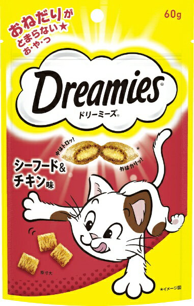 マースジャパンリミテッド｜Mars Japan Limited Dreamies（ドリーミーズ）シーフード＆チキン味 60g