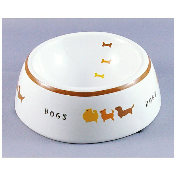 マルカン｜Marukan Group 犬用陶器食器　犬の行進　S