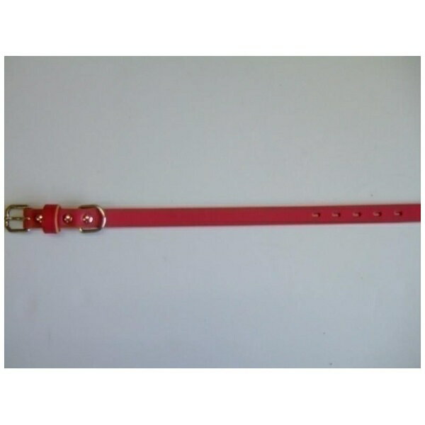 岡野製作所｜Okano Seisakusho ソフトなめし平首輪　＃18　レッド