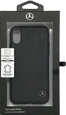 エアージェイ｜air-J iPhpneX NEW BOW II Genuine レザー Hard ケース MEHCPXPCSBK
