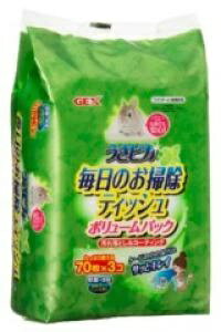 ジェックス｜GEX うさピカ毎日のお掃除ティシュボリュームパック (3個入) [ペット用品]
