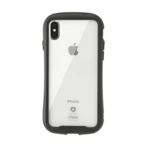 HAMEE｜ハミィ ［iPhone XS/X専用］iFace Reflection強化ガラスクリアケース 41-907153 ブラック