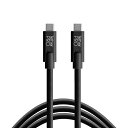 テザーツールズ｜Tether Tools CUC15-BLK TetherPro USB-C to USB-C （4.6m） BLK CUC15-BLK【rb_cpn】