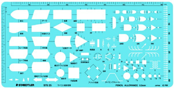ステッドラー｜STAEDTLER マイコン設計定規 976 25