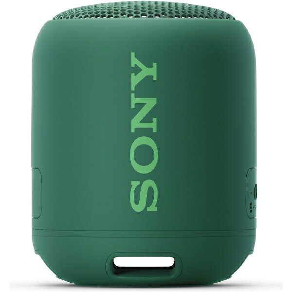 ソニー｜SONY ブルートゥーススピーカー SRS-XB12 グリーン [Bluetooth対応 /防水]