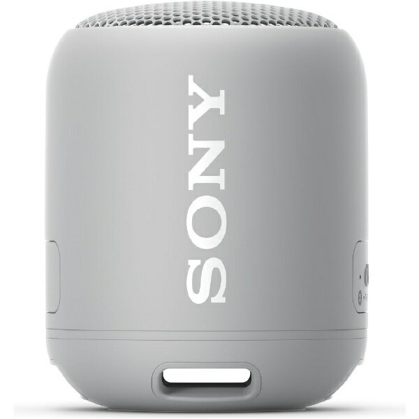 ソニー　SONY ブルートゥーススピーカー グレー SRS-XB12 [Bluetooth対応 /防水]