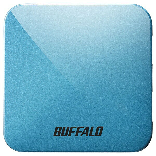 BUFFALO｜バッファロー 無線LAN親機 wifiルーター AirStation ターコイズブルー WMR-433W2-TB [Wi-Fi 5(ac)][WMR433W2TB]