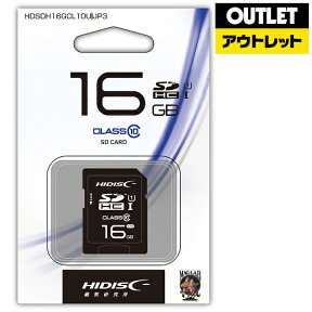 【アウトレット品】 磁気研究所｜HIDISC ハイディスク SDHCカード HIDISC HDSDH16GCL10UIJP3 [Class10 /16GB]【生産完了品】【kk9n0d18p】