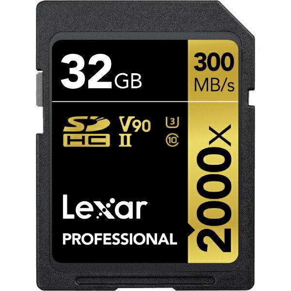 レキサー｜Lexar SDHCカード Lexar Professional LSD32GCBJP2000R [32GB /Class10][LSD32GCBJP2000R]
