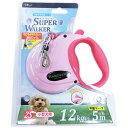 アース・ペット|earth pet ハンドラー 伸縮リードN.2S ピンク