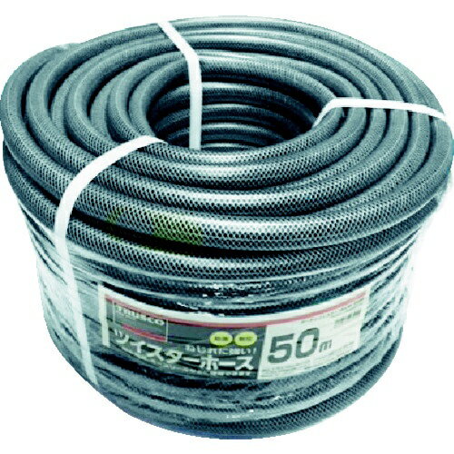 【エントリーで最大2万ポイント当たる|11/18迄】 トラスコ中山|TRUSCO NAKAYAMA TRUSCO ツイスターホース50M クロ THRG-50