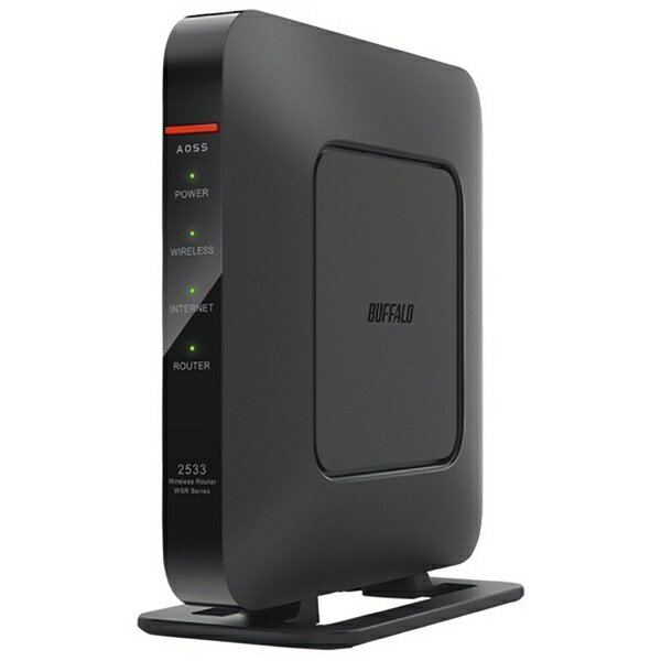 BUFFALO　バッファロー WSR-2533DHPL-C wifiルーター 1733+800Mbps ブラック [ac/n/a/g/b][無線LAN ルーター WSR2533DHPLC]