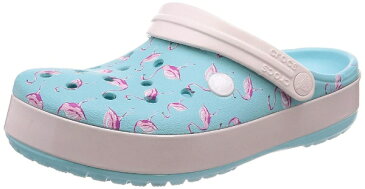 クロックス　Crocs 23.0cm 男女兼用 フットウェア Crocband Seasonal Graphic Clog(M5/W7/Ice Blue/Pink)#205579