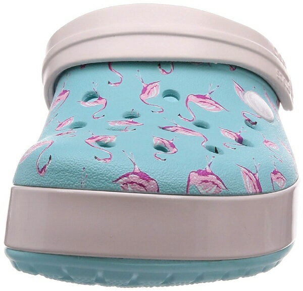 クロックス　Crocs 23.0cm 男女兼用 フットウェア Crocband Seasonal Graphic Clog(M5/W7/Ice Blue/Pink)#205579