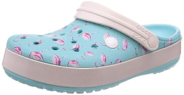 クロックス　Crocs 24.0cm 男女兼用 フットウェア Crocband Seasonal Graphic Clog(M6/W8/Ice Blue/Pink)#205579