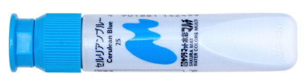 サクラクレパス｜SAKURA COLOR PRODUCT 絵具(ポリチューブ入り) 12ml MWMP#25 セルリアンブルー