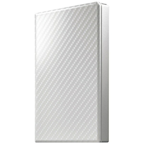 I-O DATA｜アイ・オー・データ HDPT-UTS1W 外付けHDD 「高速カクうす」テレビ録画／パソコン両対応(Chrome/Mac/Windows11対応) セラミックホワイト [1TB /ポータブル型][HDPTUTS1W]のサムネイル