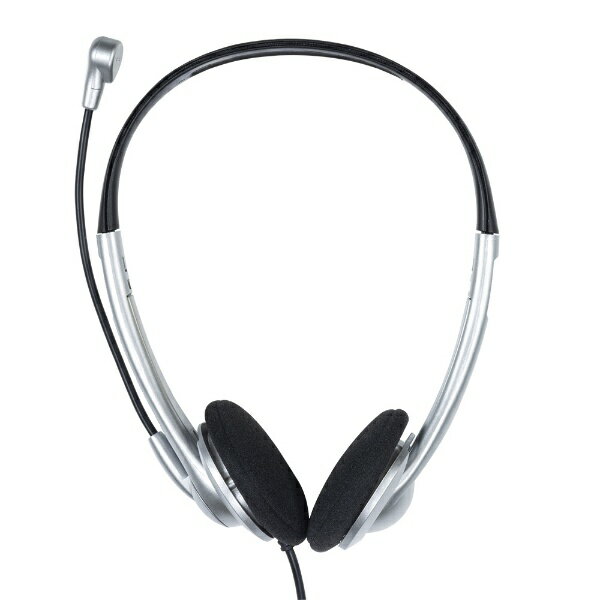 ナカバヤシ｜Nakabayashi ヘッドセット Digio2 シルバー MHM-STB28SL [φ3.5mmミニプラグ /両耳 /ヘッドバンドタイプ][MHMSTB28SL]