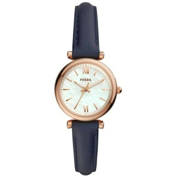 フォッシル｜FOSSIL CARLIE MINI 三針 FOSSIL ネイビー ES4502 [正規品]
