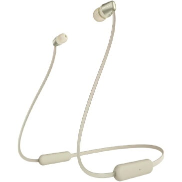 ソニー　SONY ブルートゥースイヤホン　ゴールド　WI-C310 NC [リモコン・マイク対応 /ネックバンド /Bluetooth][ワイヤレスイヤホン WIC310NC]