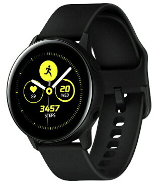 SAMSUNG　サムスン ウェアラブル端末 Galaxy Watch Active ブラック SM-R500NZKAXJP[SMR500NZKAXJP]