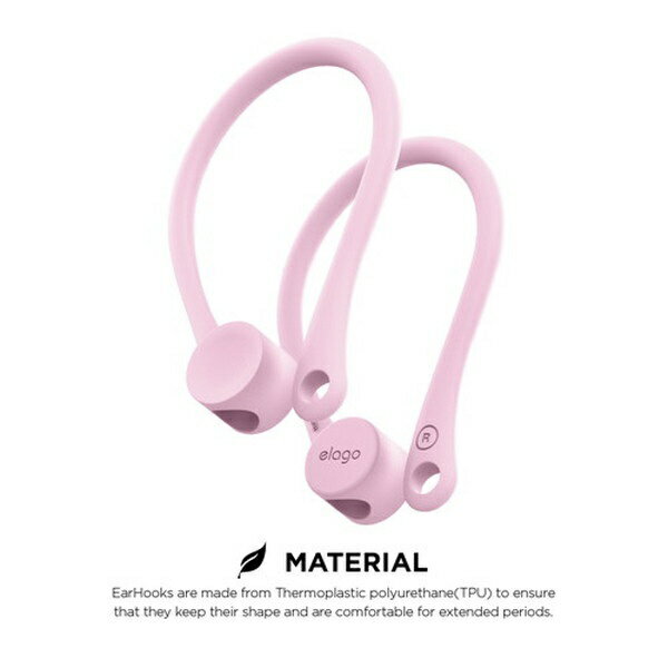 ELAGO｜エラゴ AirPods用 イヤフック Lovely Pink EL_APDCSTPEH_LP