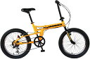 【エントリーで最大10万ポイント還元|5/6迄】 ハマー|HUMMER 20型 折りたたみ自転車 FDB206FAT-BIKE (イエロー/外装6段変速) FD...