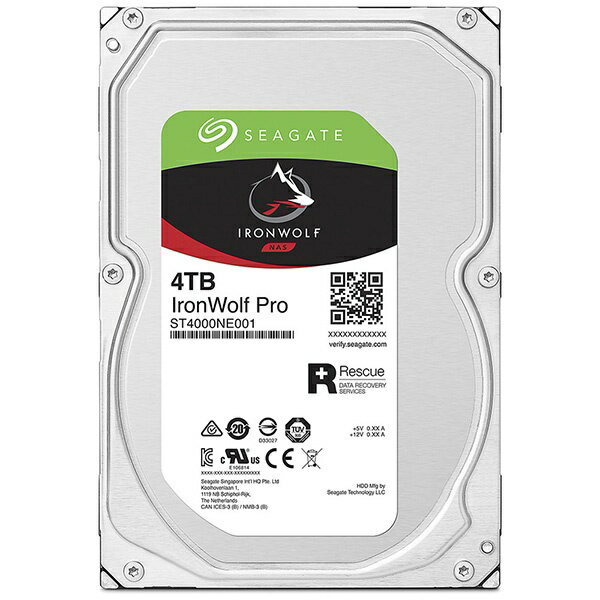 SEAGATE｜シーゲート 内蔵HDD SATA接続 ST4000NE001 [4TB /3.5インチ][ST4000NE001]【バルク品】