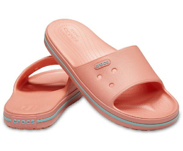 クロックス　Crocs 23.0cm 男女兼用サンダル Crocband III Slide(M5W7：Melon ×Ice Blue） 205733