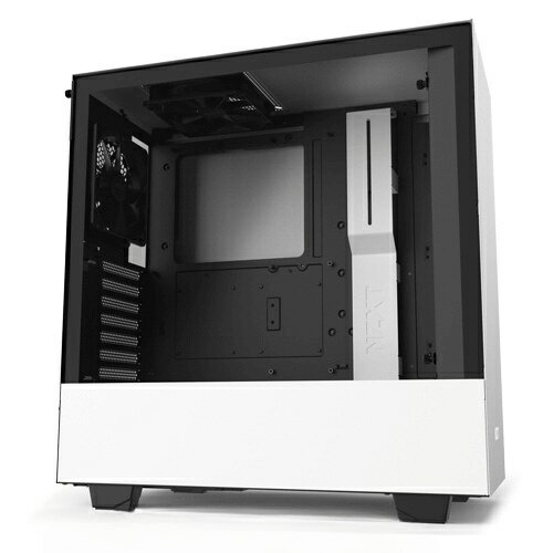 NZXT　エヌゼットエックスティー 高いコストパフォーマンスとスマートな外観のPCケース 【ATXMicroATXMini-ITX】 CA-H510B-W1 ホワイト/ホワイト