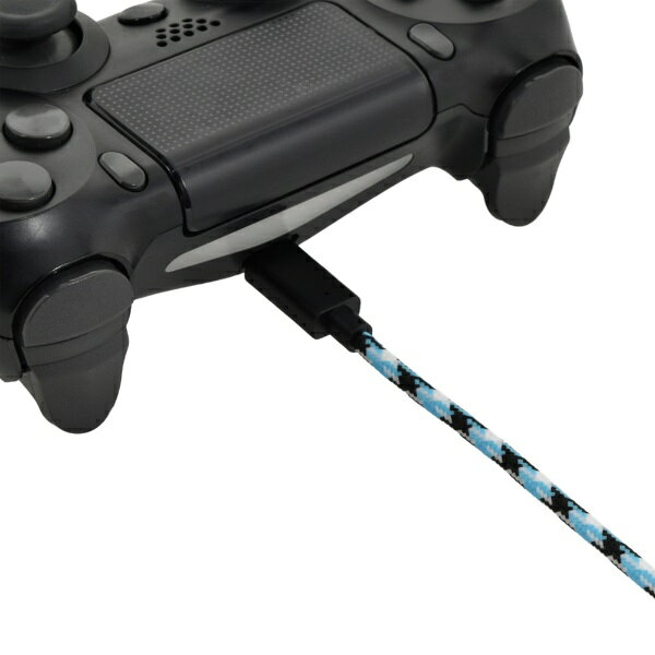 アクラス｜Aclass PS4コントローラー用 HUNTER USBケーブル 2m アイスブルー SASP-...