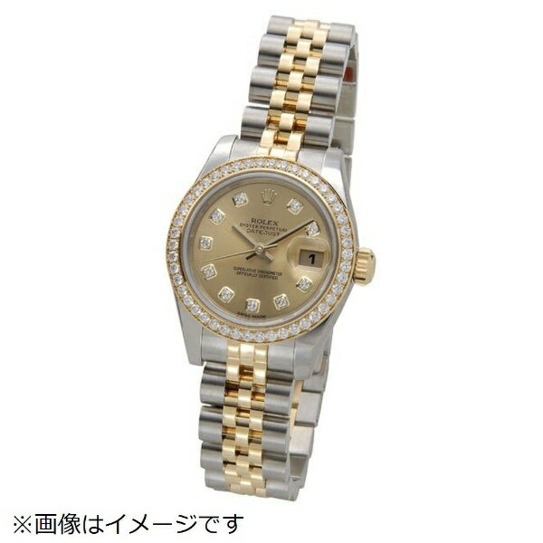 ロレックス｜ROLEX レディース腕時計 デイトジャスト 26 ダイヤモンド10P ゴールド 179383G [並行輸入品]