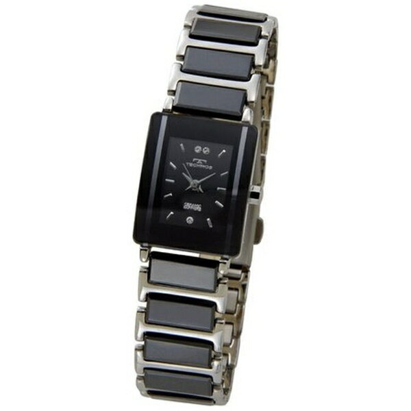 FRANCK MULLER - テクノス｜Technos レディース腕時計 セラミック ブラック×シルバー TSL906TB