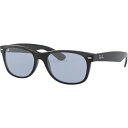 レイバン｜RayBan NEW WAYFARER WASH LENS RB2132F 601/64 55mm シャイニーブラック/クリスタルブルーグレー【ew21_rb】