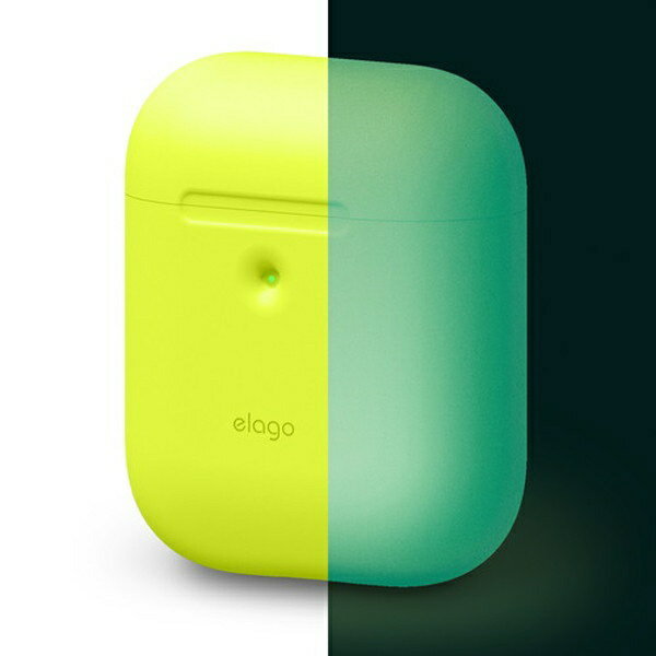 ELAGObGS AirPods 2nd GenerationpP[X Neon Yellow EL A2WCSSCAW NY