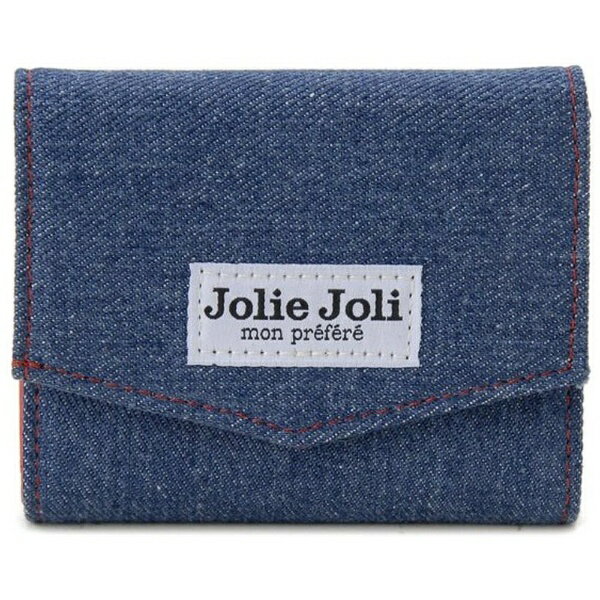 ジョリージョリ｜Jolie Joli コンパクト三つ折り財布 JJ-2017902-011 ブルー×レッド【並行輸入品】