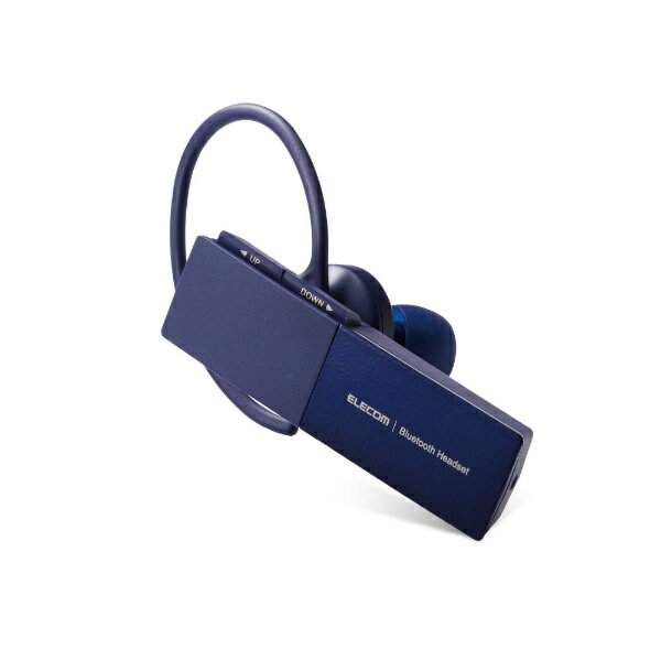 エレコム｜ELECOM ヘッドセット ブルー LBT-HSC20MPBU [ワイヤレス Bluetooth /片耳 /イヤフックタイプ][LBTHSC20MPBU]