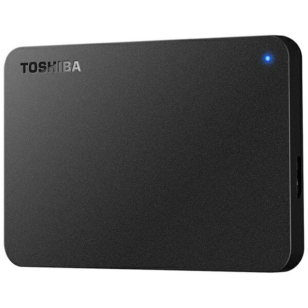 東芝｜TOSHIBA 外付けHDD USB-A接続 HD-TPA1U3-B ブラック [1TB /ポータブル型][HDTPA1U3B ]