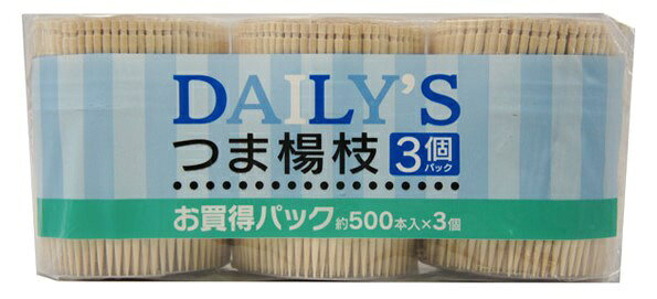 お徳用3個パック白樺製のつま楊枝