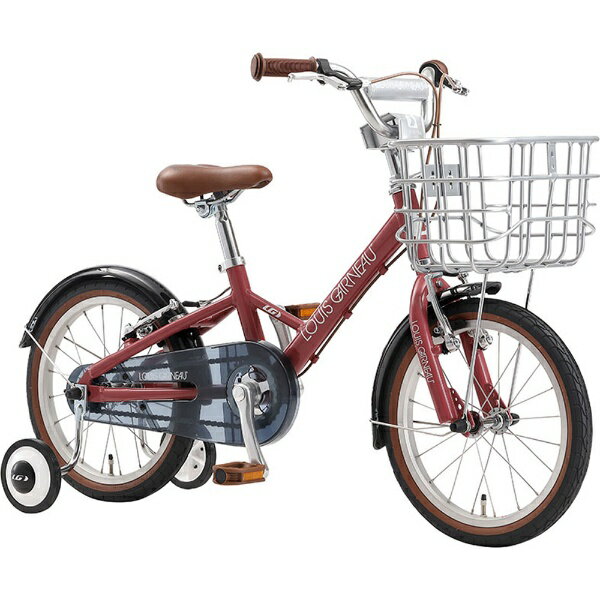 ルイガノ｜LOUIS GARNEAU 16型 子供用自転車 K16 plus 220mm(TERRA COTTA ROSE/シングルシフト)【キャンセル 返品不可】 【代金引換配送不可】