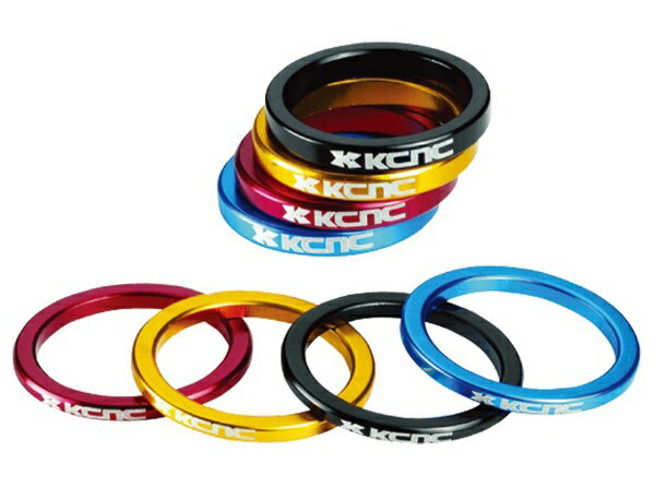 KCNC｜ケーシーエヌシー ヘッドセットパーツ スペーサー OS 2mm ブラック 506241