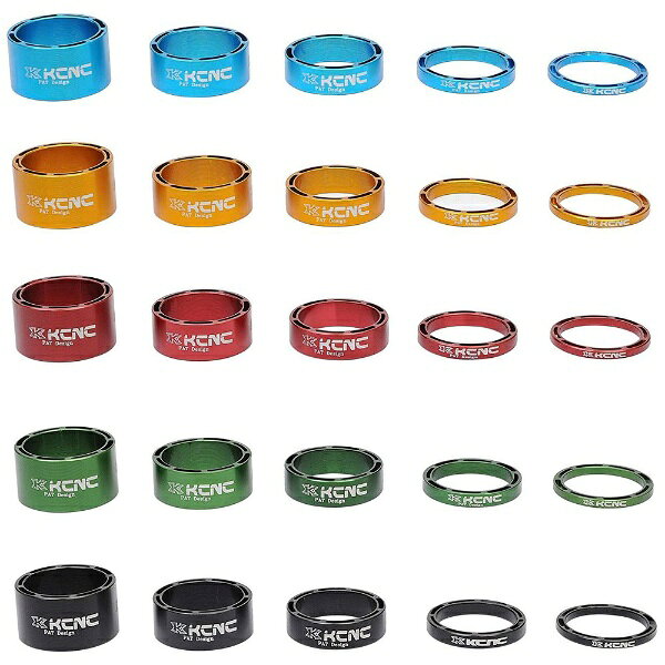 KCNC｜ケーシーエヌシー ヘッドセットパーツ スペーサー SLS OS 10mm シルバー 506065