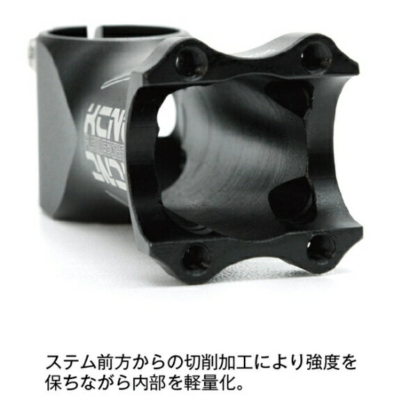 KCNC｜ケーシーエヌシー ステム フライライド AH OS 90mm 26.0mm 5D ブラック 683045