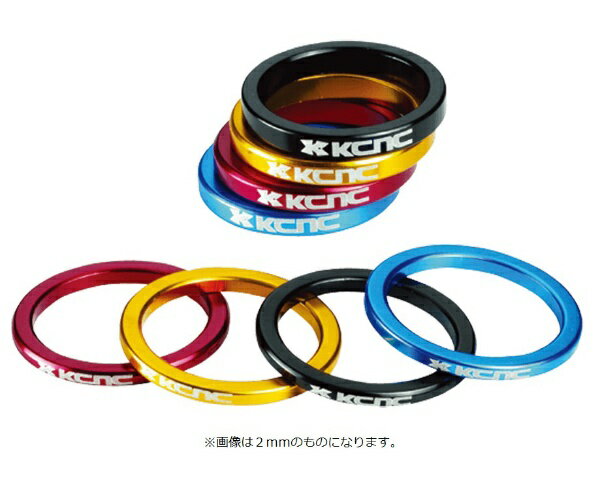 KCNC｜ケーシーエヌシー ヘッドセットパーツ スペーサー OS 3mm ブラック 506242