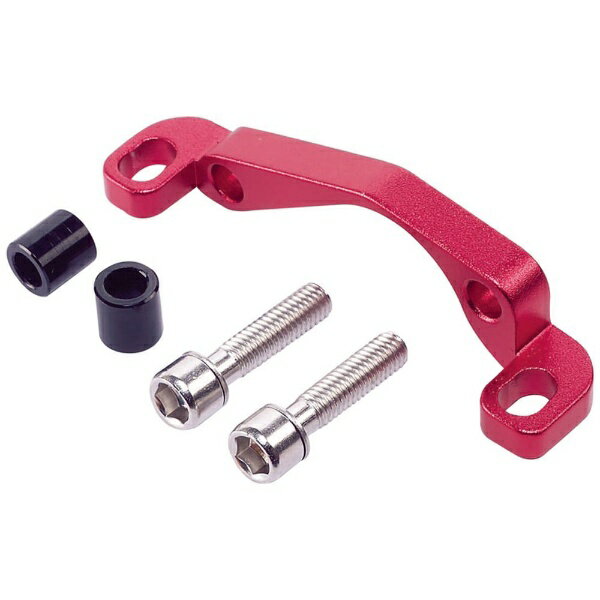 KCNC｜ケーシーエヌシー ディスクブレーキパーツ ポストマウントアダプター 160mm レッド 201126