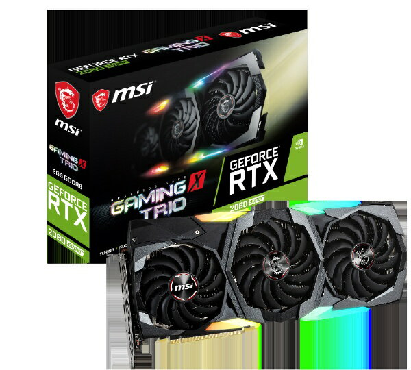 MSI　エムエスアイ MSI GeForce RTX 2080 SUPER GAMING X TRIO GeForceRTX2080SUPERGAMINGXTRIO[GEFORCERTX2080SUPERG]