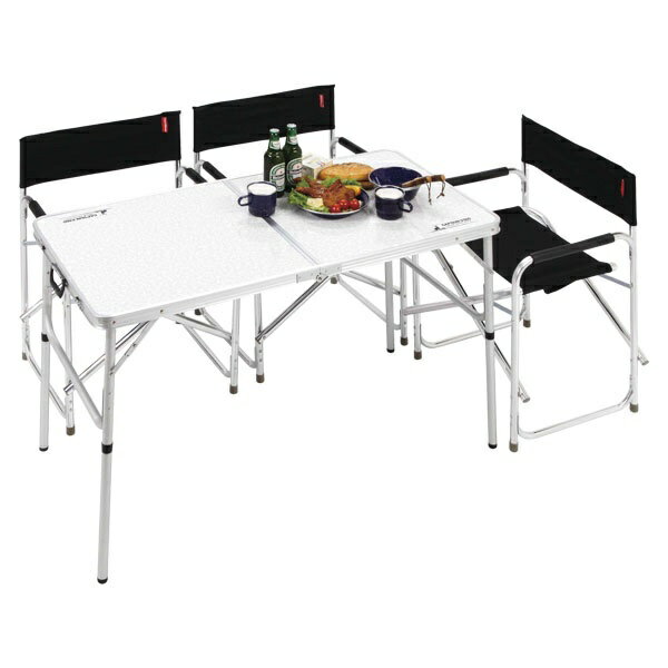 Captain's Tag - CAPTAIN STAG｜キャプテンスタッグ ラフォーレアルミツーウェイテーブル（アジャスター付） Mサイズ120×60cm UC-510【rb_outdoor】