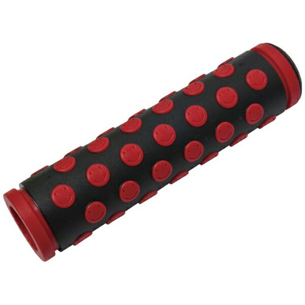 Grip - NOGUCHI｜野口 自転車用グリップ I live アイリブ スマイルグリップ ロング(122mm×2/ブラック×レッド)103761